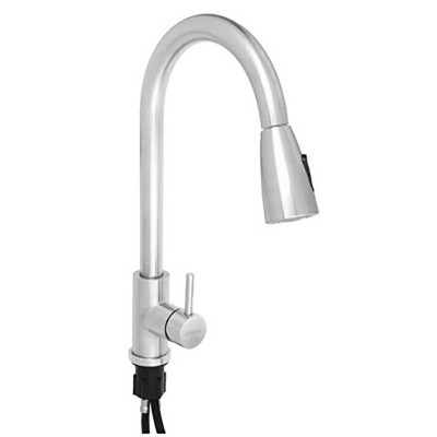 Смеситель для кухни выдвижной излив 40 см SS01-E132 567-093 СоюзКран1
