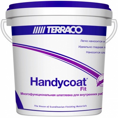 Шпатлевка акриловая готовая TERRACO HANDYCOAT FIT 15 кг